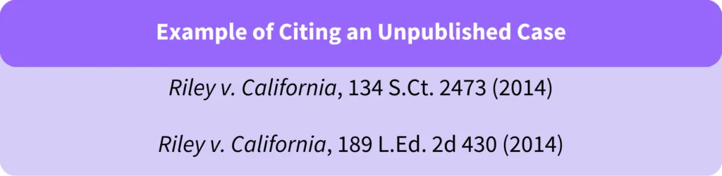How to Cite a Supreme Court Case