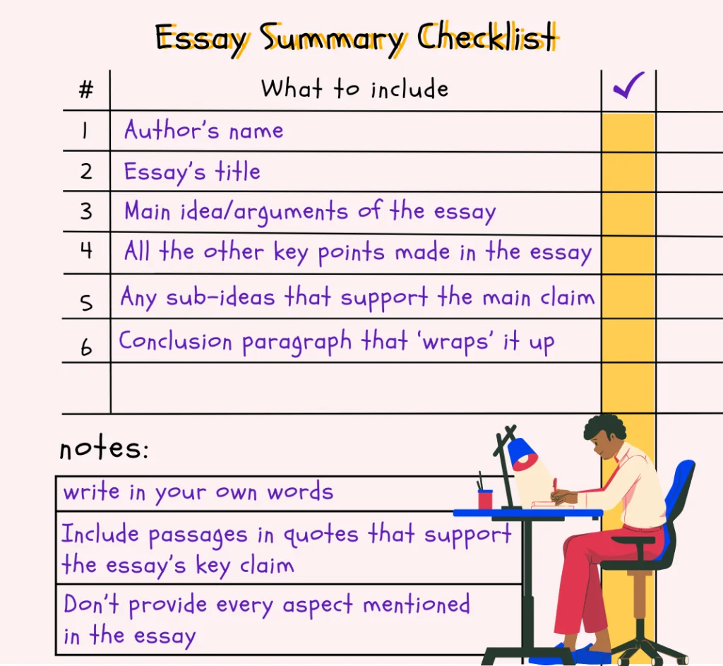 How to Summarize an Essay
