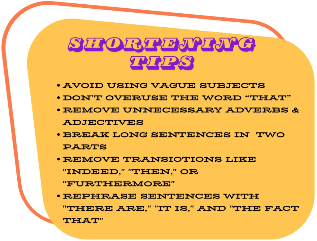 How to Shorten an Essay